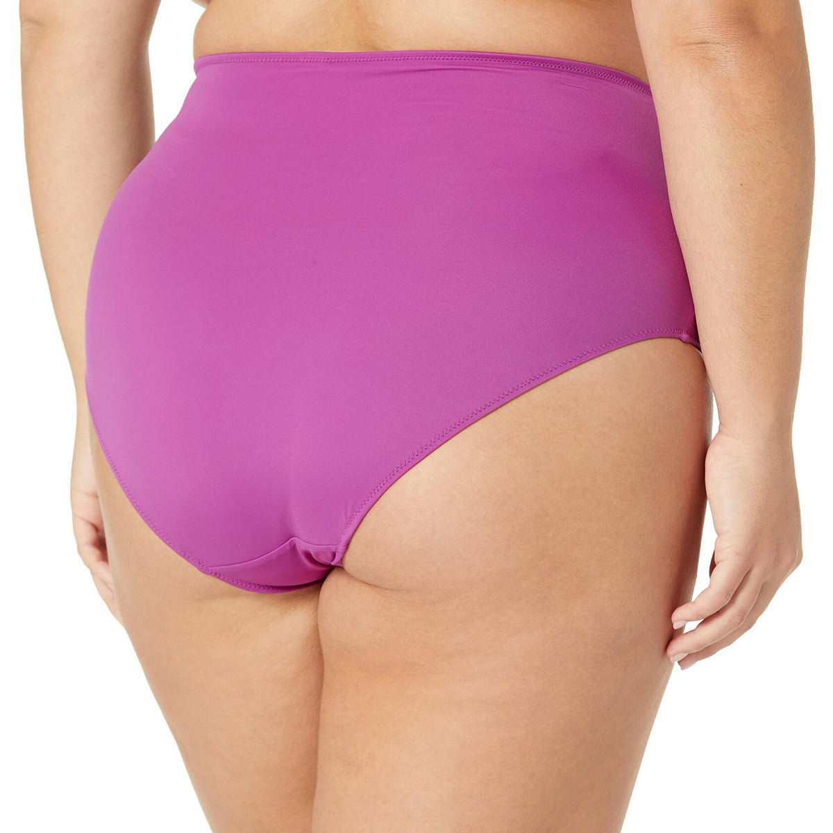 Amazon Essentials Women’s High Waist Swim Bottom Violet Size Small