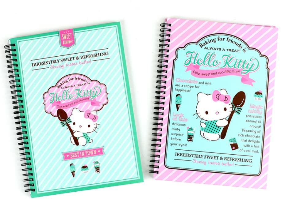 Stationery Hello Kitty Hard Cover 8mm Ruled College Notebook Set of 2