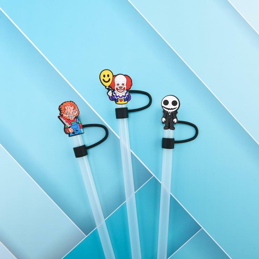 CovCap Compatible Stanley 30&40oz Tumbler Halloween Silicone Straw Covers 10pcs