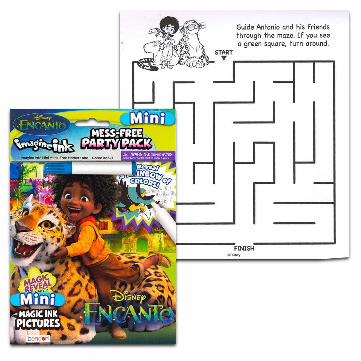 Bendon Disney Encanto Coloring Book Set with Stickers Crayons Door Hanger