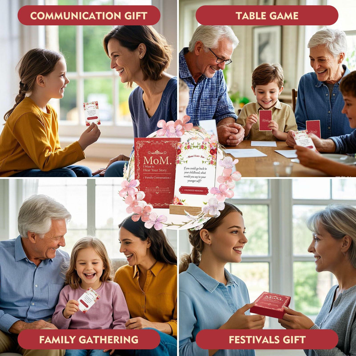 Dreambrook Mom Conversation Cards Meaningful Talk Mothers Day Gift