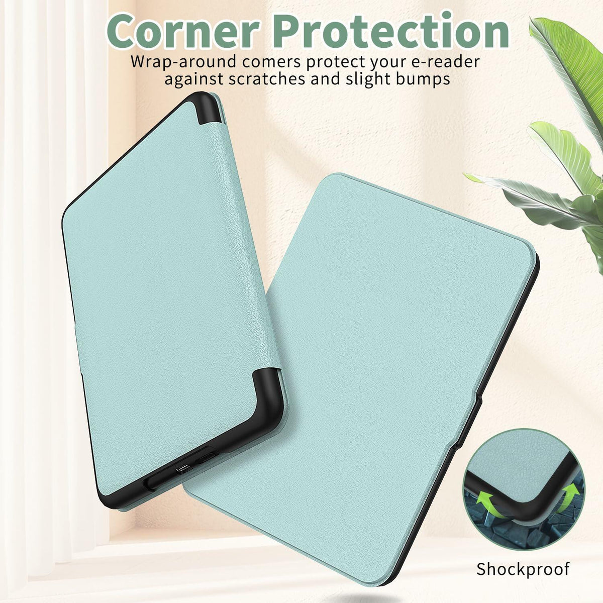 DICEKOO Case for 7" Kindle Paperwhite 12th Gen & Colorsoft 1st Gen Agave Green