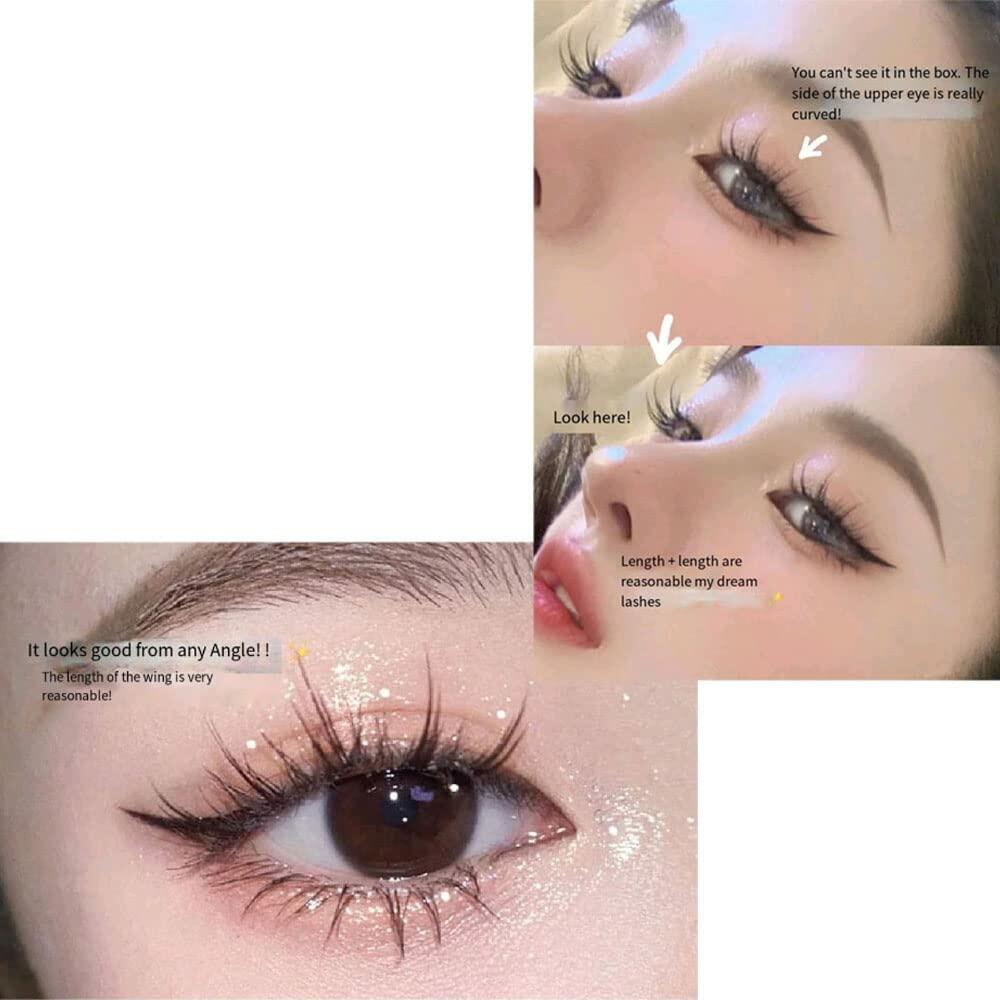 HAOLINS DIY Lash Extension Kit 54pcs C Curl 9-12mm Natural Volume Black
