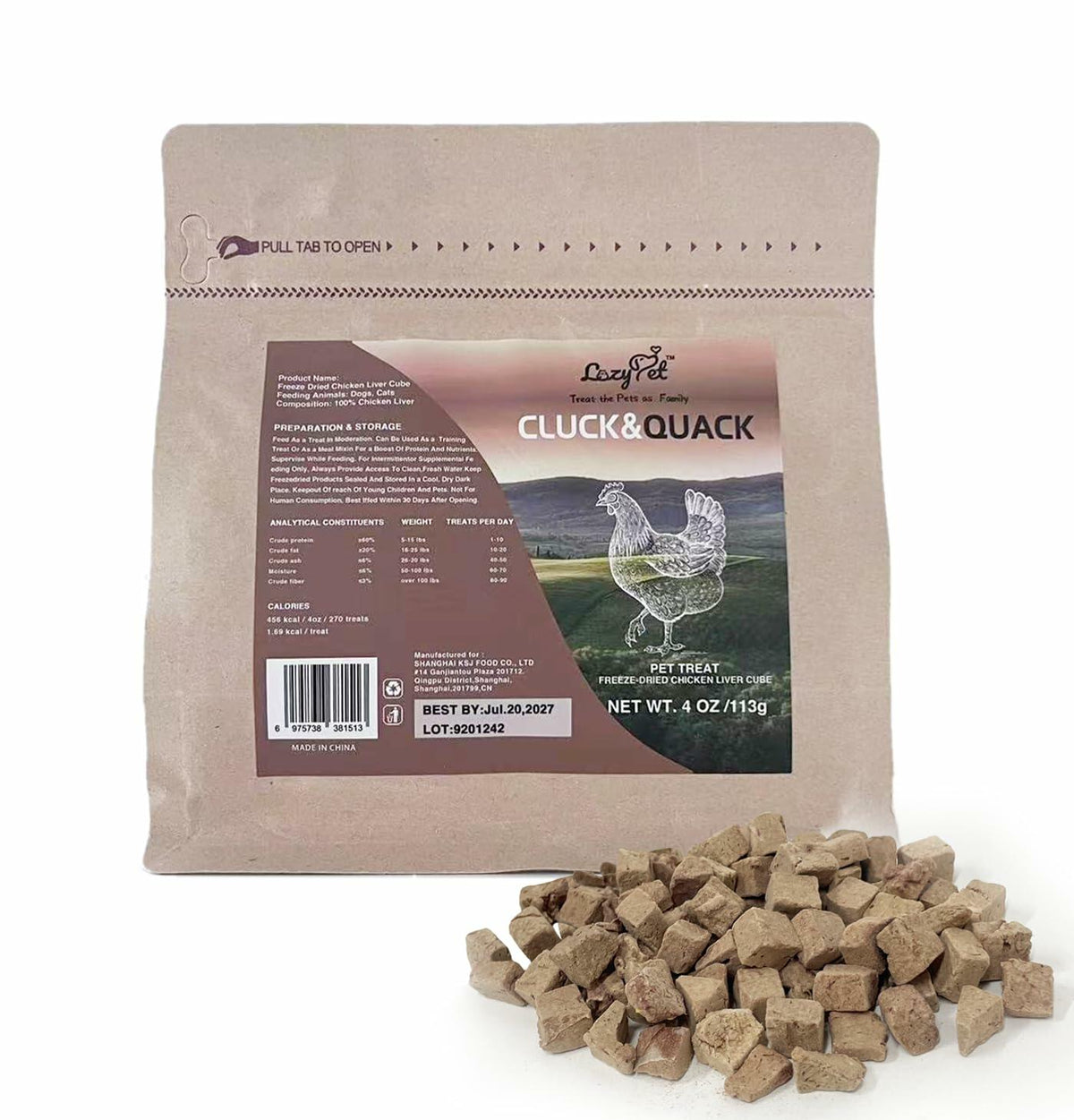 LAZY PET Goat Milk Sticks for Dogs & Cats 4oz All-Natural Grain-Free Treats