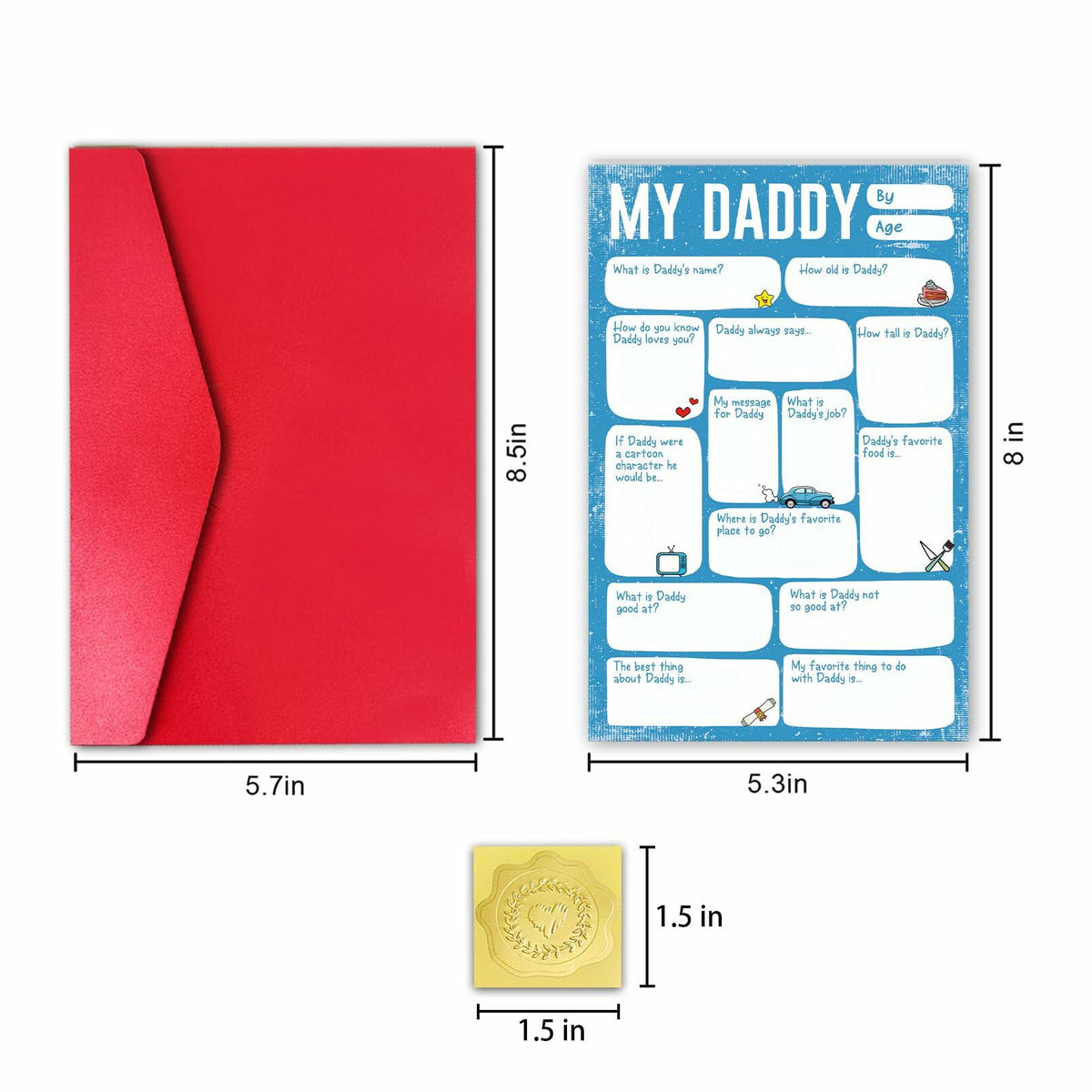 CSMOSJgreetings DIY Father’s Day Card Fill in the Blank Thank You Card from Son