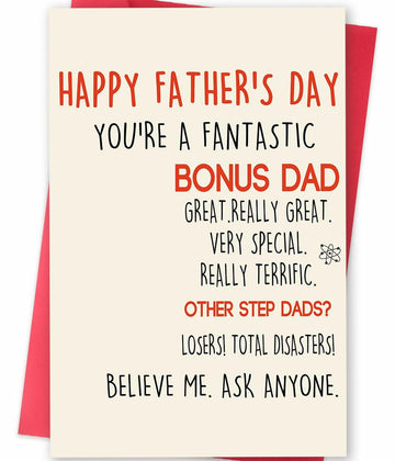 Missonemi Funny Fathers Day Card Gift for Dad Vintage MS366