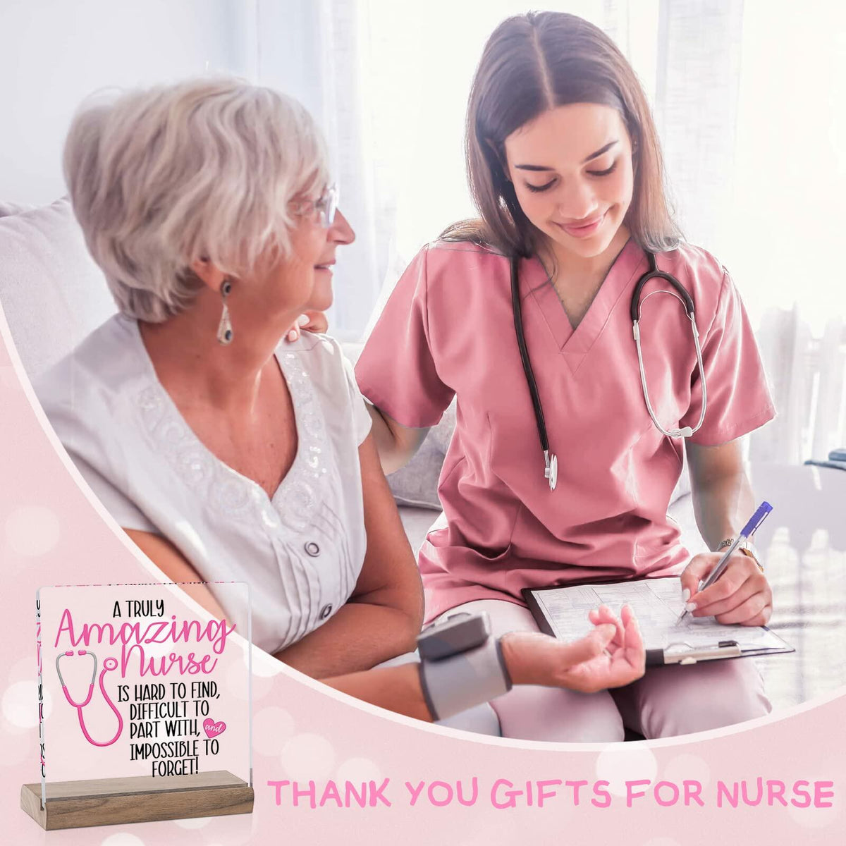 Nurse Gifts For Women Retirement Nurse Practitioner CNA RN Pink