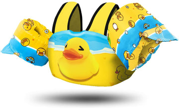 Chriffer Kids Swim Vest Life Jacket 30-55lbs Toddler Floaties with Arm Wings