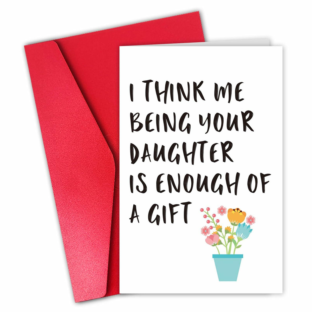 CSMOSJgreetings Mothers Day Card from Daughter Cheeky Gift Color #1