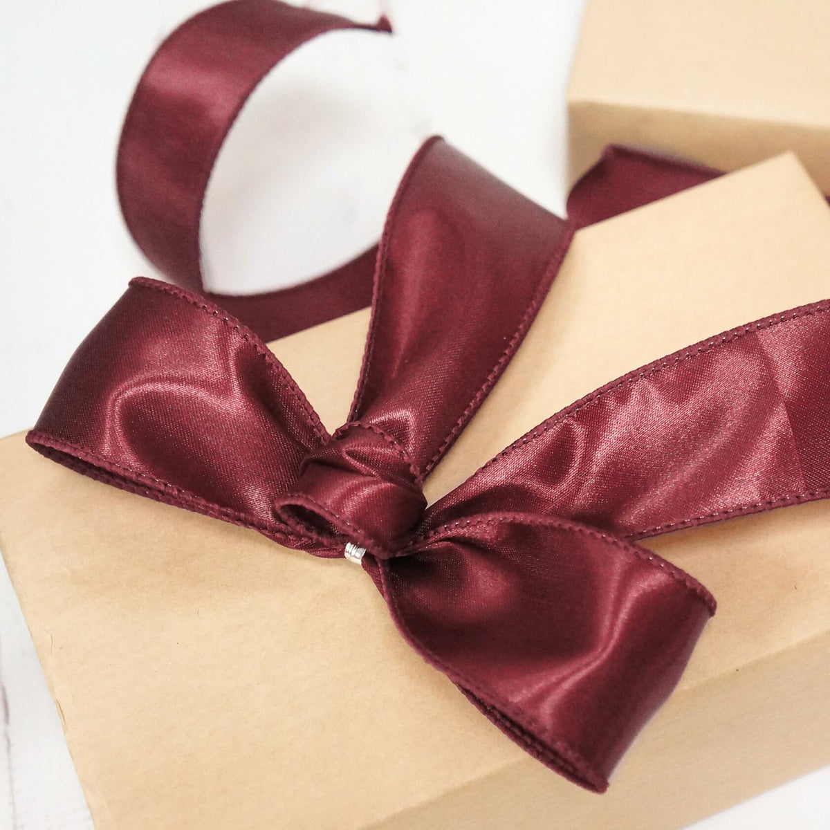 Traico 1.5" Navy Blue Satin Wired Ribbon 20 Yards for Christmas Wedding
