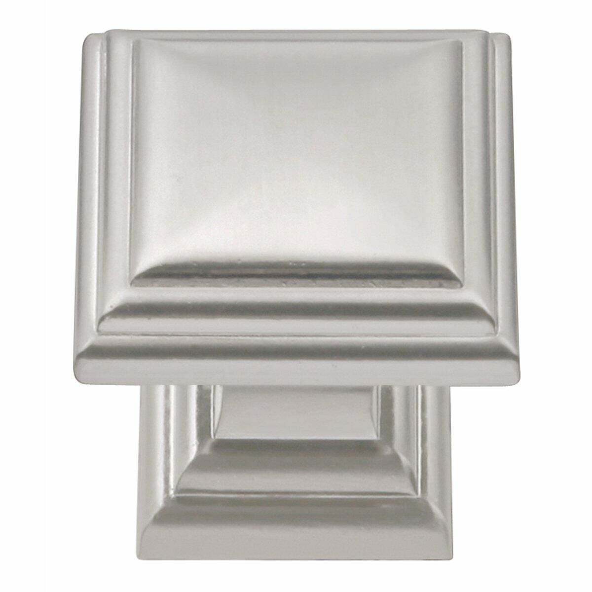 Hickory Hardware HH74554-SN Knob 1-1/16" Diameter Satin Nickel