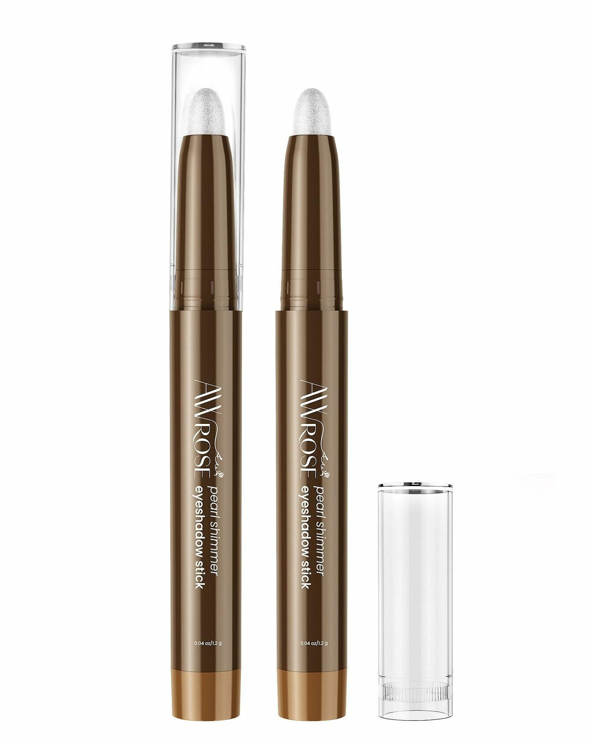 awrose Cream Eyeshadow Stick Waterproof Glitter Shimmer Eye Brightener 1oz