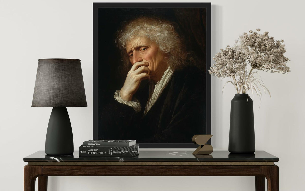 aj decor Isaac Newton Bathroom Wall Art Print Poster 8x10 inches Unframed
