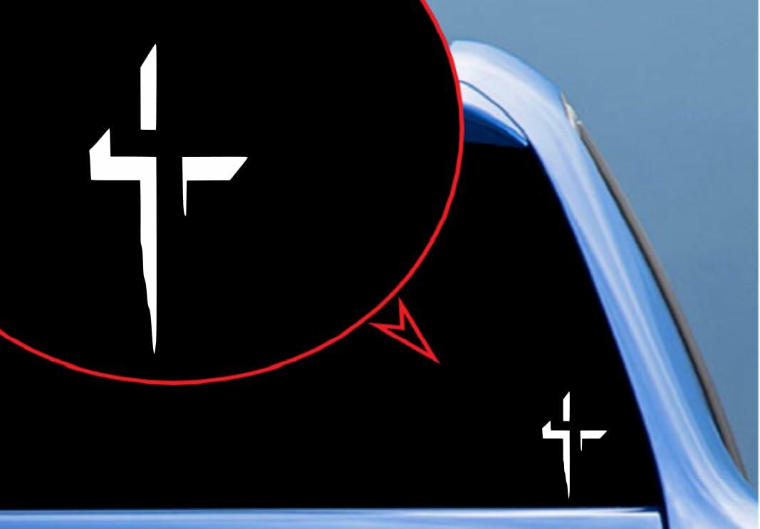 HSC Design Custom Christian Cross Car Decal Sticker Vinyl Art Deco