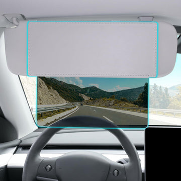 Uxcer Polarized Sun Visor Extender UV400 PC Lens Gray Sunshade Blocker