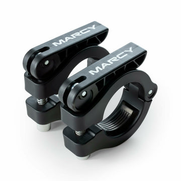 Marcy Olympic Barbell Lock Collar Clips 2-inch Nylon Resin Black OBC-8BK