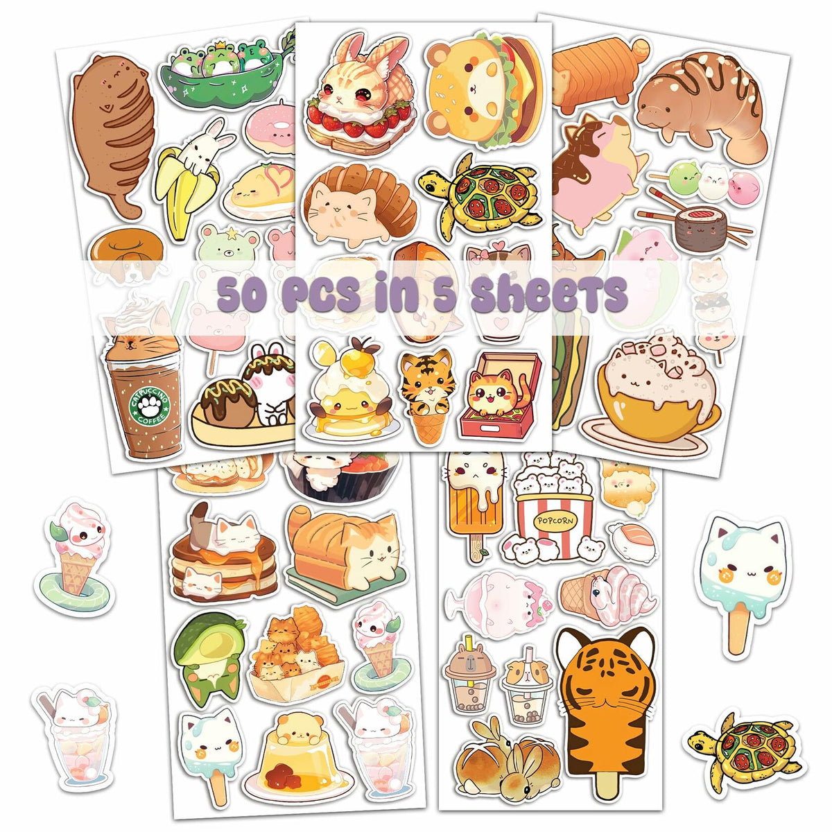 BIGZORO 50 PCS Music Rock Band Stickers Pack Vinyl Waterproof Multi-color