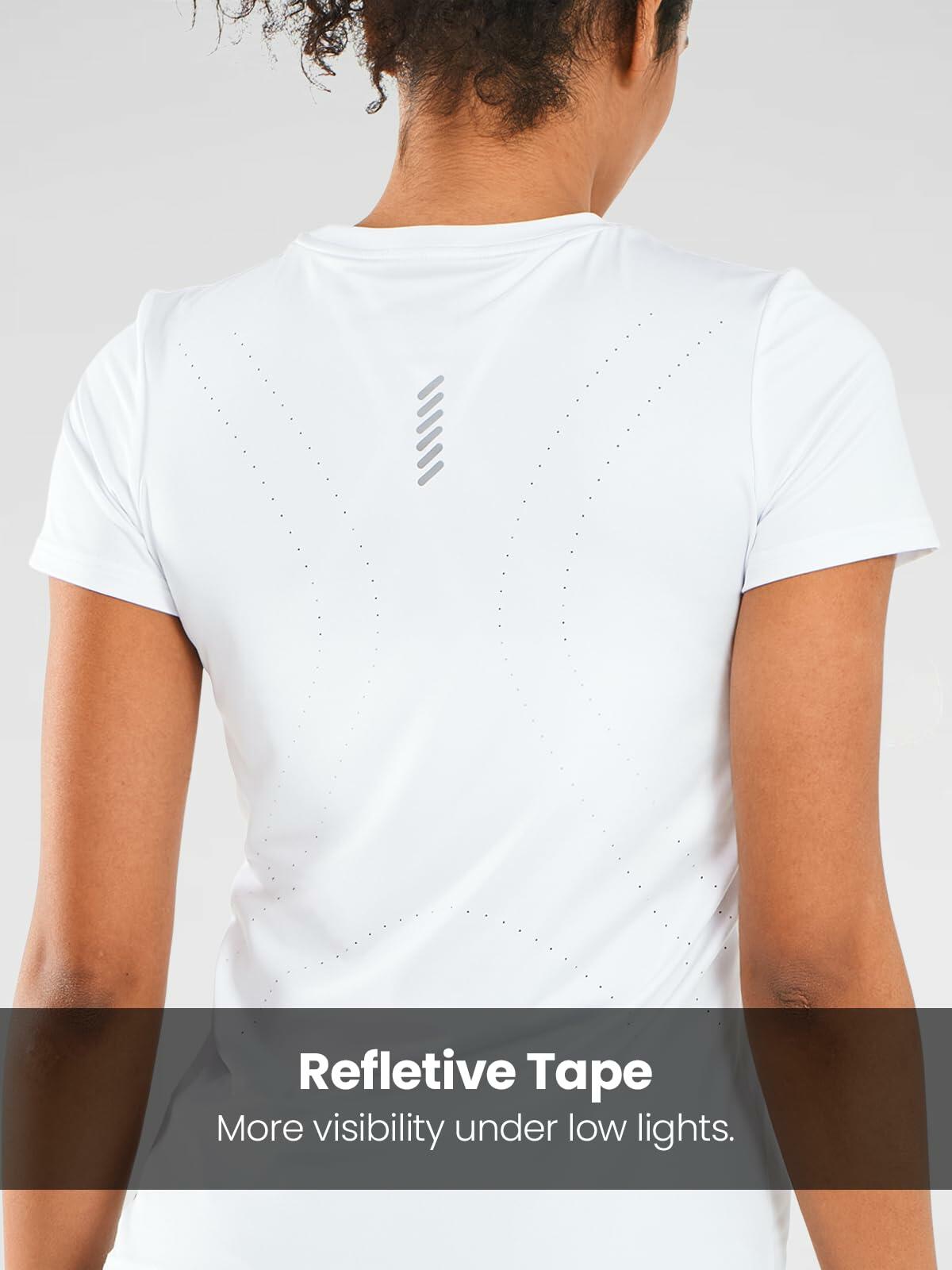 ALLZERO Feel Fit Workout Top Short Sleeve Athletic Tee White Size XL