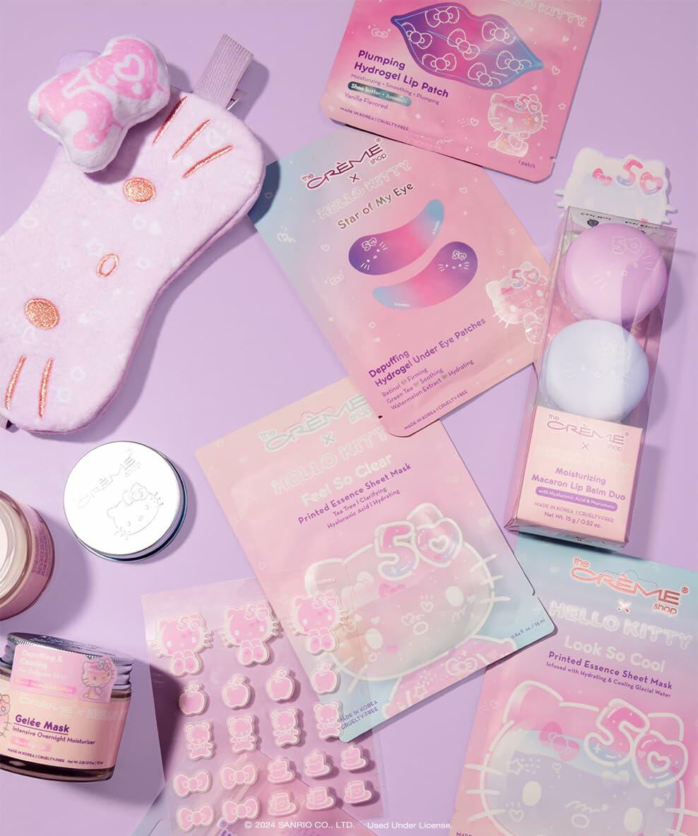 The Crème Shop Hello Kitty Feel So Clear Essence Sheet Mask Tea Tree 12ct