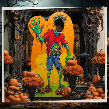 Roowest 6ft Halloween Life Size Cardboard Cutout Prop Party Decoration