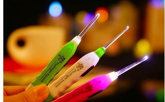 YIGO MASTER LED Light Ear Wax Removal Tool Multi-Color Pack