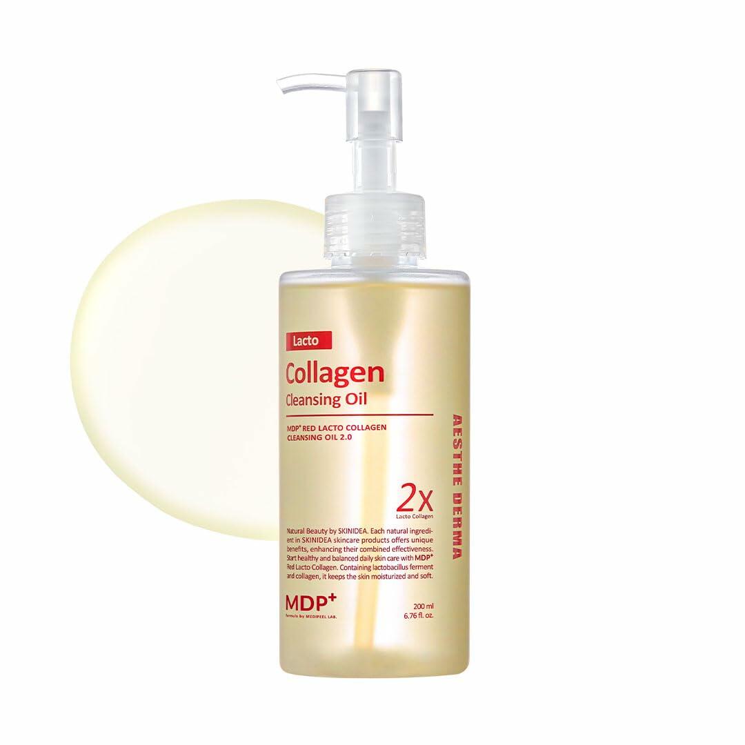 MDP+ Red Lacto Collagen Cleansing Oil 2.0 Pore Control 6.76oz 200ml