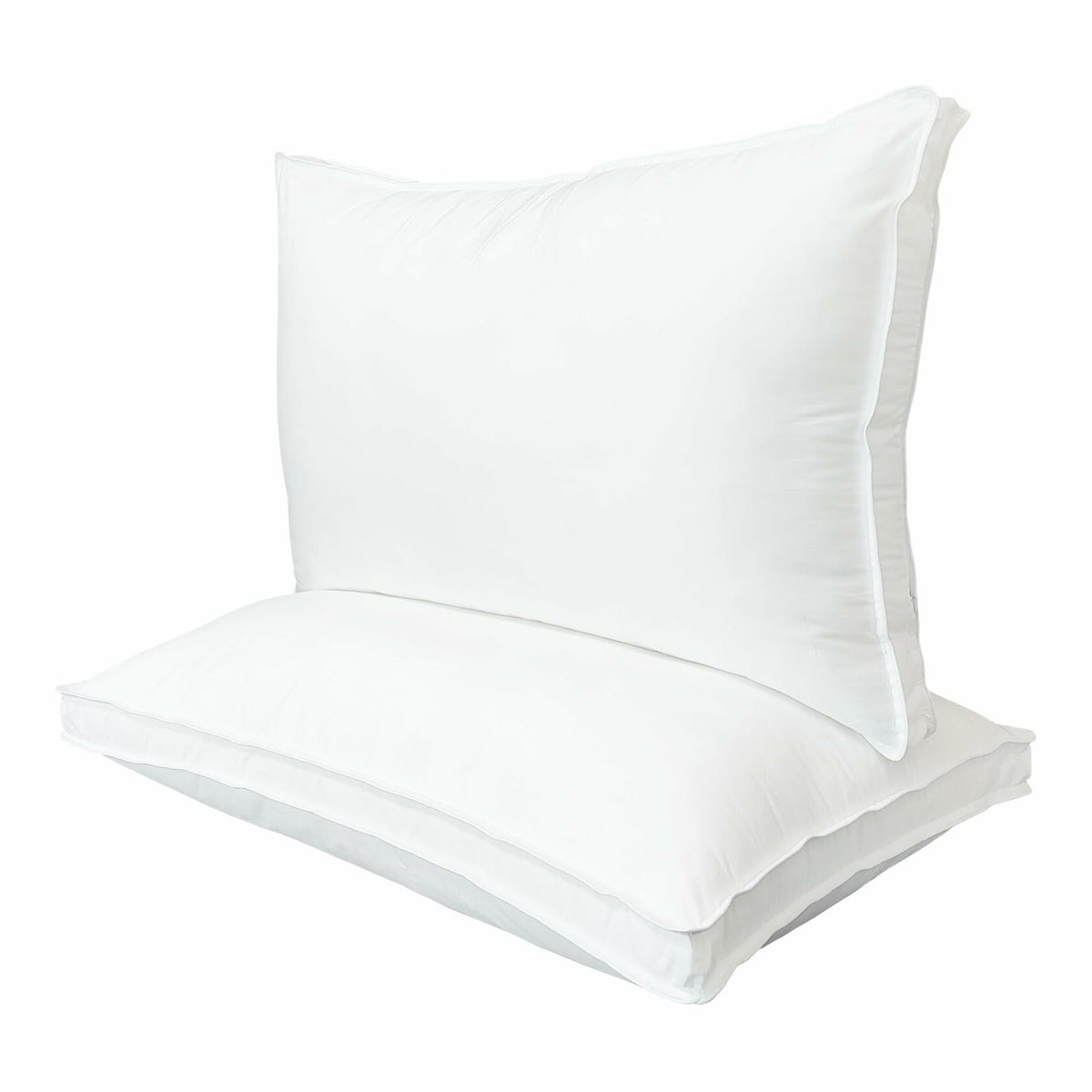 UPISM Premium Bed Pillows Queen Size Set of 2 Down Alternative White