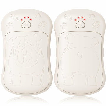 OLV Rechargeable Hand Warmers 2 Pack 6000mAh Magnetic Beige Portable