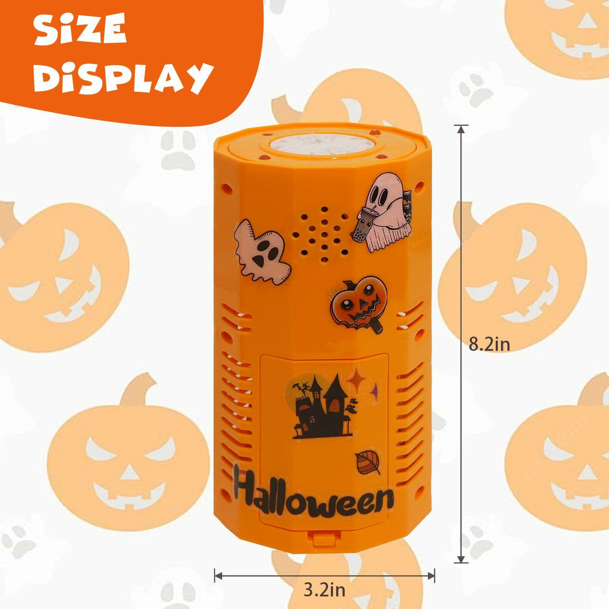 KYUKUDZ Halloween Bubble Machine Portable Automatic Lights Sound DIY