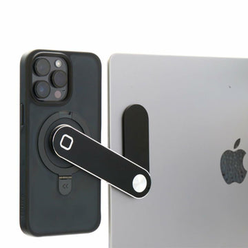 TechLok SideEye Phone Mount Magnetic Holder for Laptop Smartphone Silver