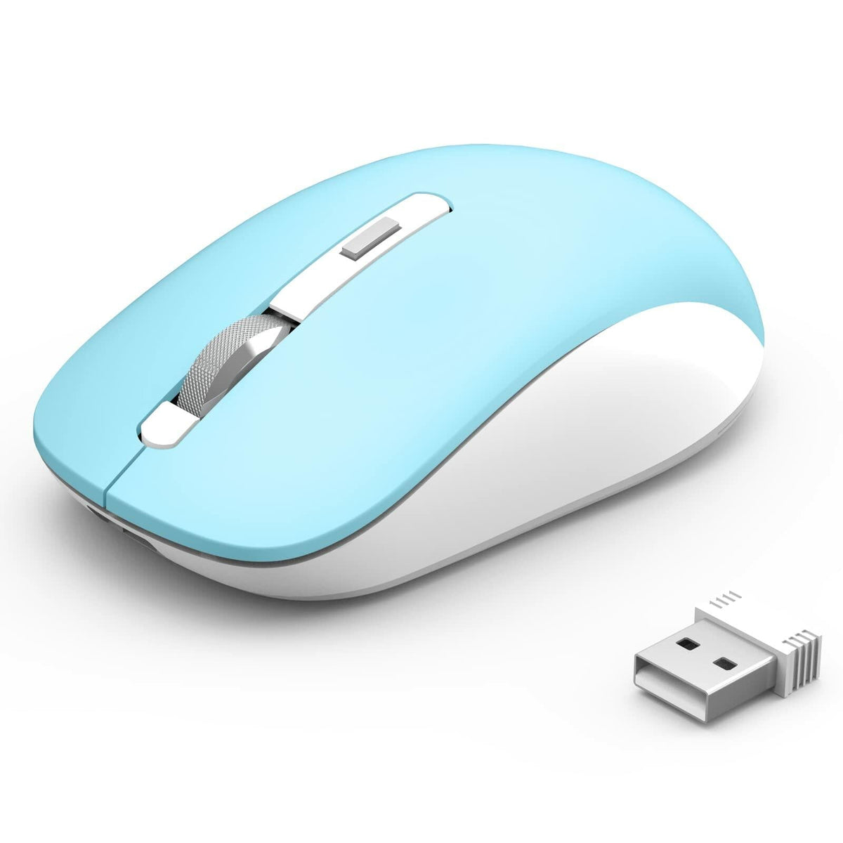 JOYACCESS Bluetooth 2.4G Wireless Mouse Dual Mode USB Blue
