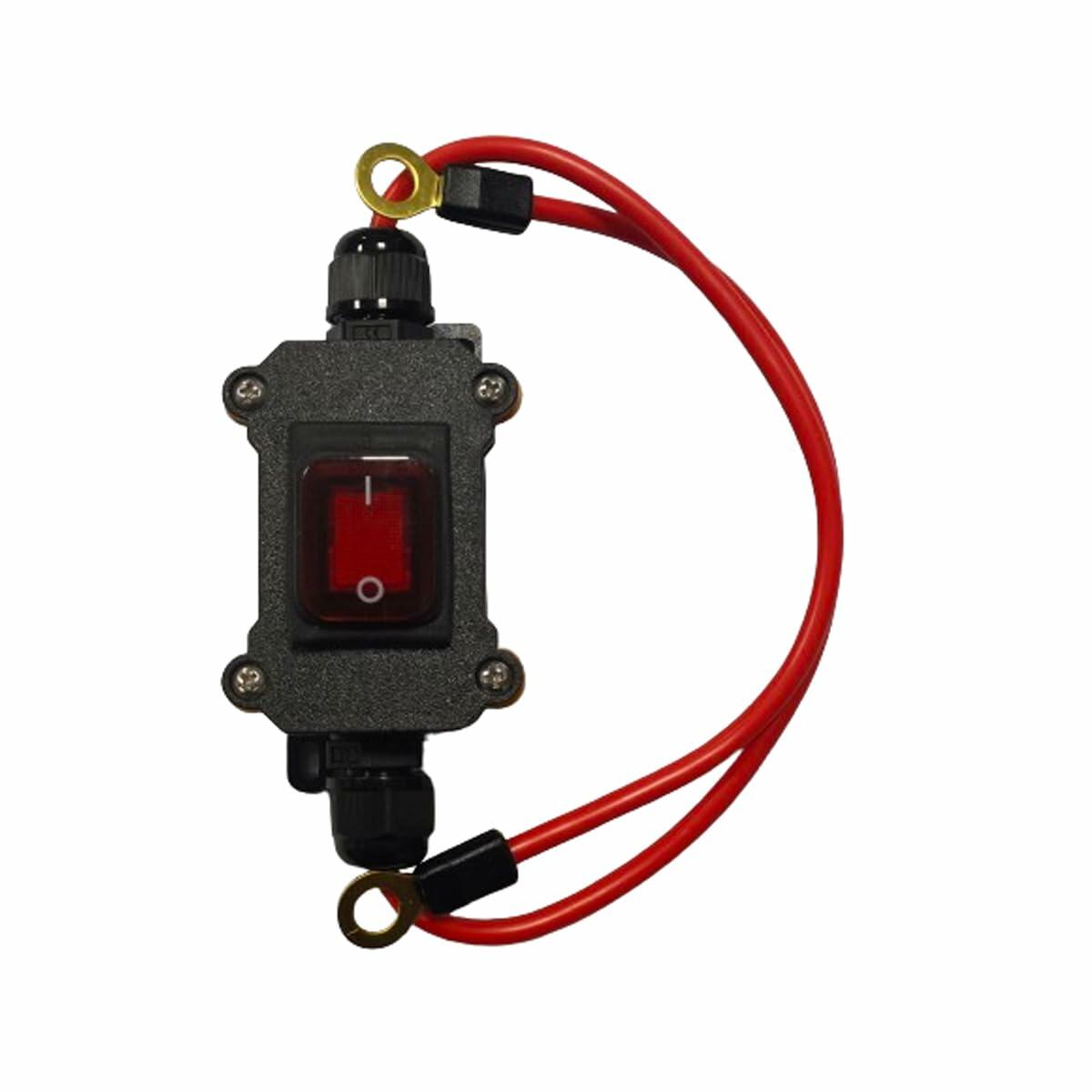 Daohaodeli 16AWG DPST Inline Wire Switch 3-Pin Dual Side On/Off 40cm AC