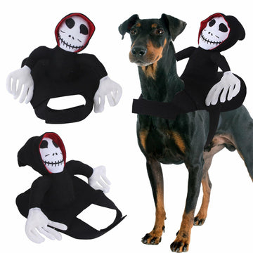stepsin Dog Halloween Saddle Ghost Riding Costume Male Ghost Size S-M