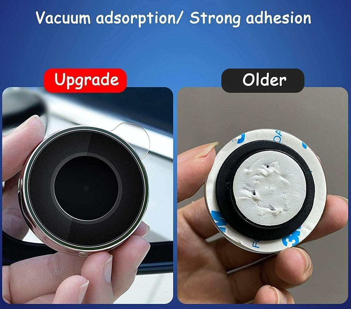 Schönn 2 Pack Blind Spot Car Mirrors 2" Adjustable HD Glass Silver Frame