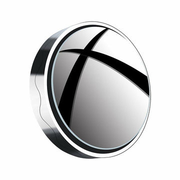 Schönn 2 Pack Blind Spot Car Mirrors 2" Adjustable HD Glass Silver Frame