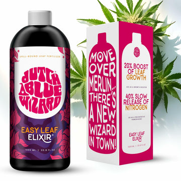 Dutch Blue Wizard Easy Leaf Elixir Plant Food Hydroponics Liquid Nutrient