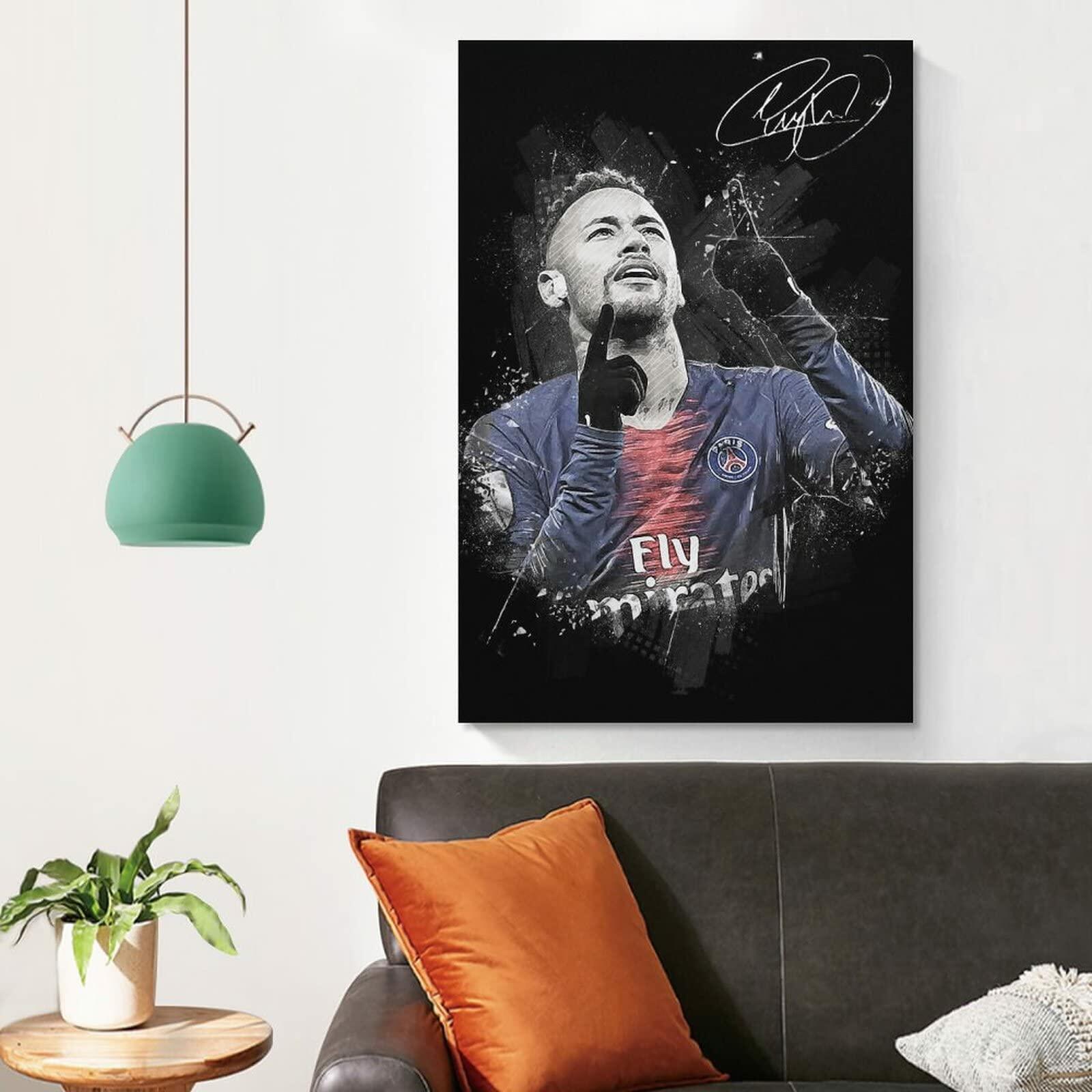 Generic Neymar Wall Art Canvas Print Poster 16x24inch Unframed