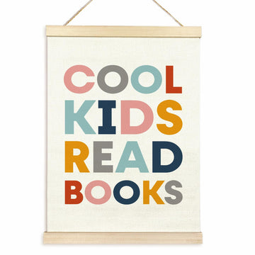 TAEDIN Kids Book Poster Hanger Frame Wooden Colorful 12x16 Space Theme