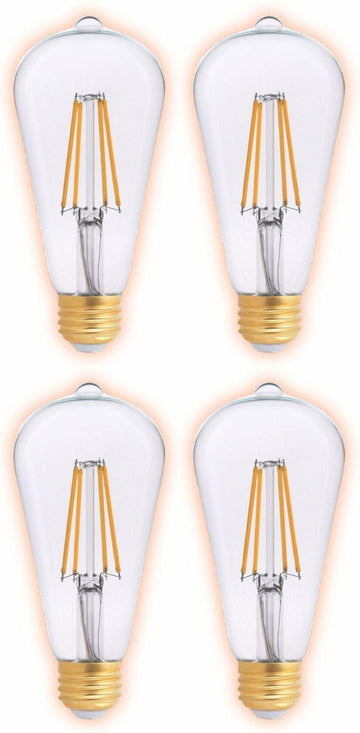 GoodBulb LED A19 5W 40W Replacement 2700K 500 Lumens High CRI 4 Pack