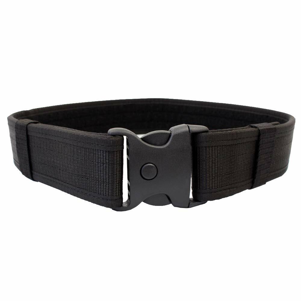 ROCOTACTICAL 5-in-1 Police Duty Web Belt Kit Black Medium 32-38"