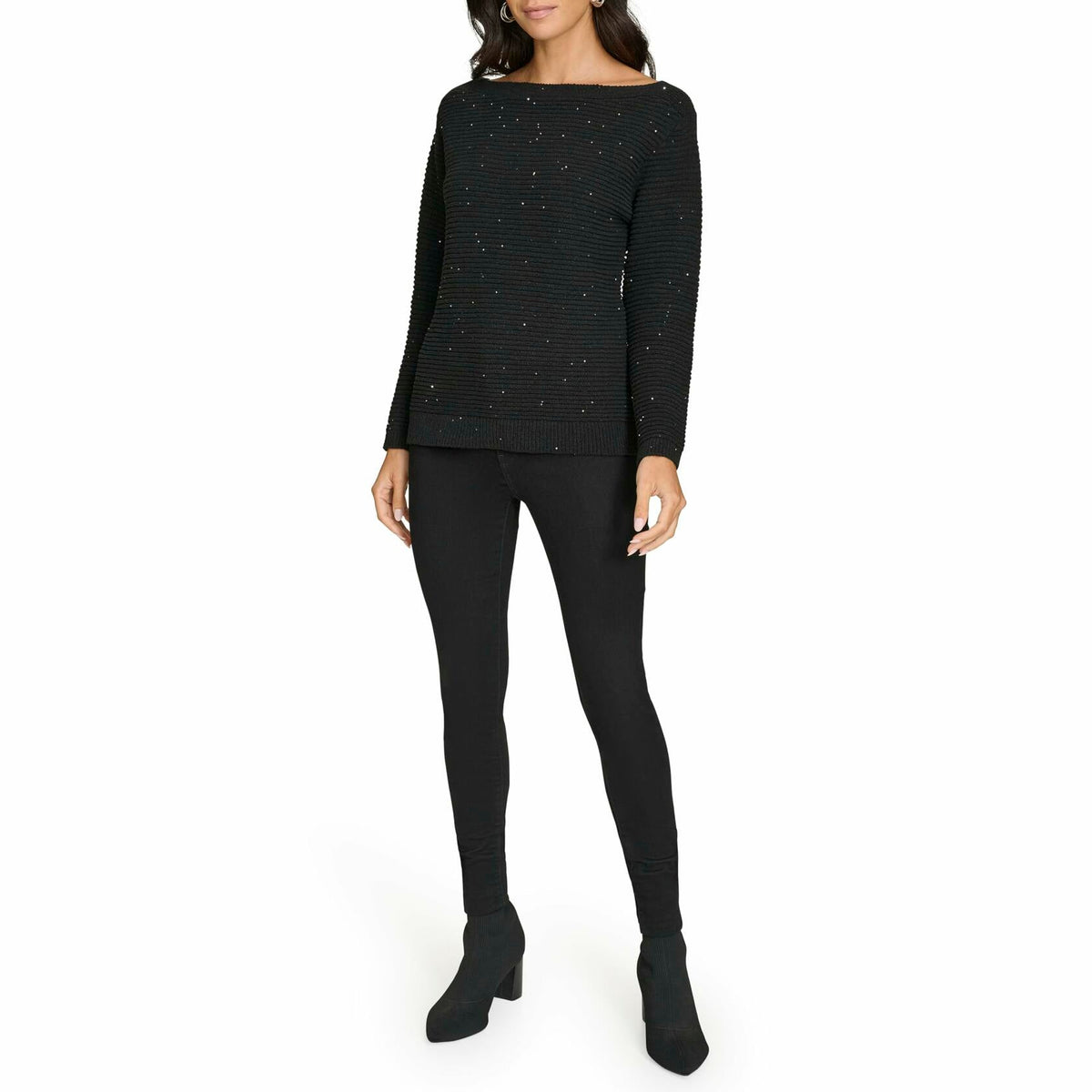Calvin Klein Women's Sportswear Sweater Black Size XS
