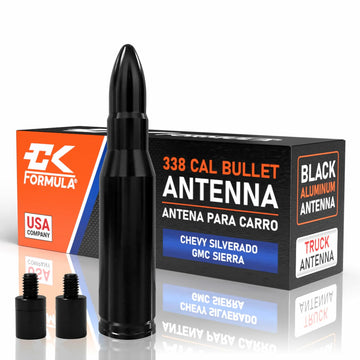 CK FORMULA 3.7 Inch Mini Black Antenna for Chevy Silverado GMC Sierra 1500