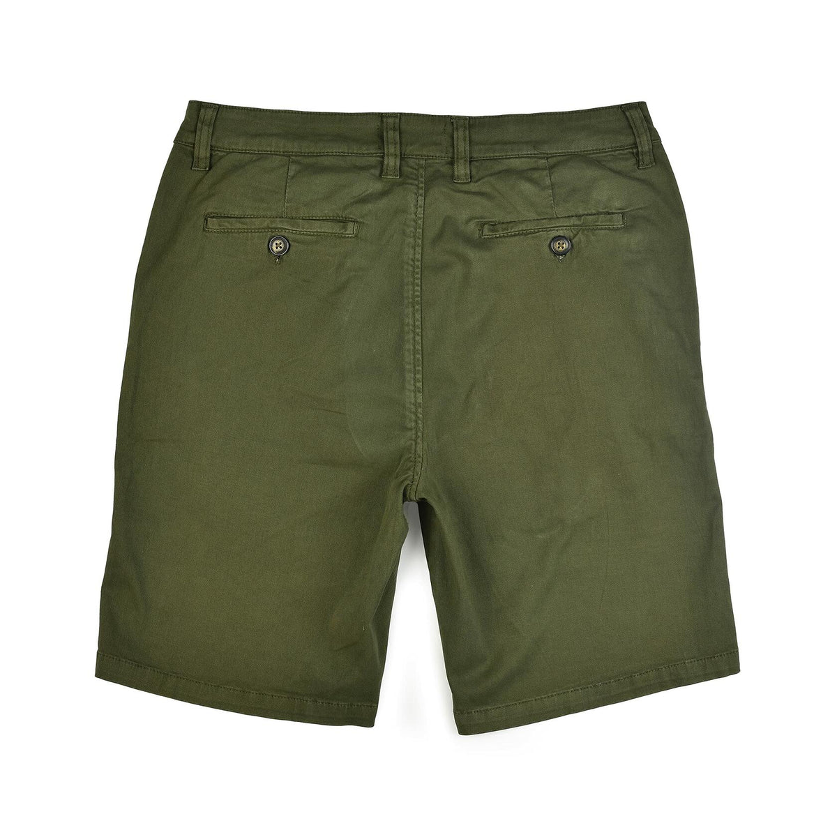 CHARBONNIER Men's Chino Shorts Performance Series 100% Cotton Army Size 30