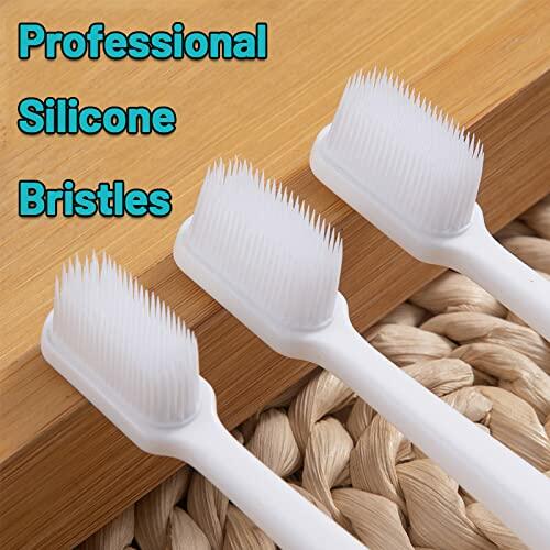 E.M&S.T Emmeliestella Cat Head Brush Silicone Bristles 2PCS Gentle Clean