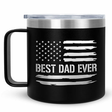 AXIARA 14oz Maroon Stainless Steel Insulated Coffee Mug Retirement Gift