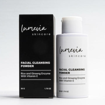 Lumevia Skincare Rice & Ginseng Enzyme Powder Facial Cleanser Vitamin E 50g