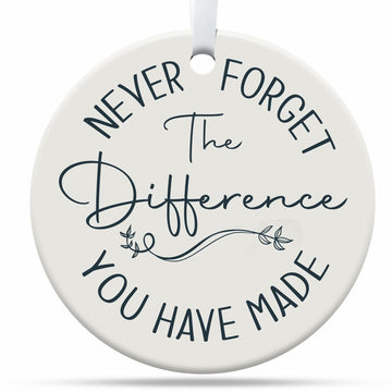 TinhCD Store Thank You Nurse Gift Ceramic Christmas Ornament Elegant