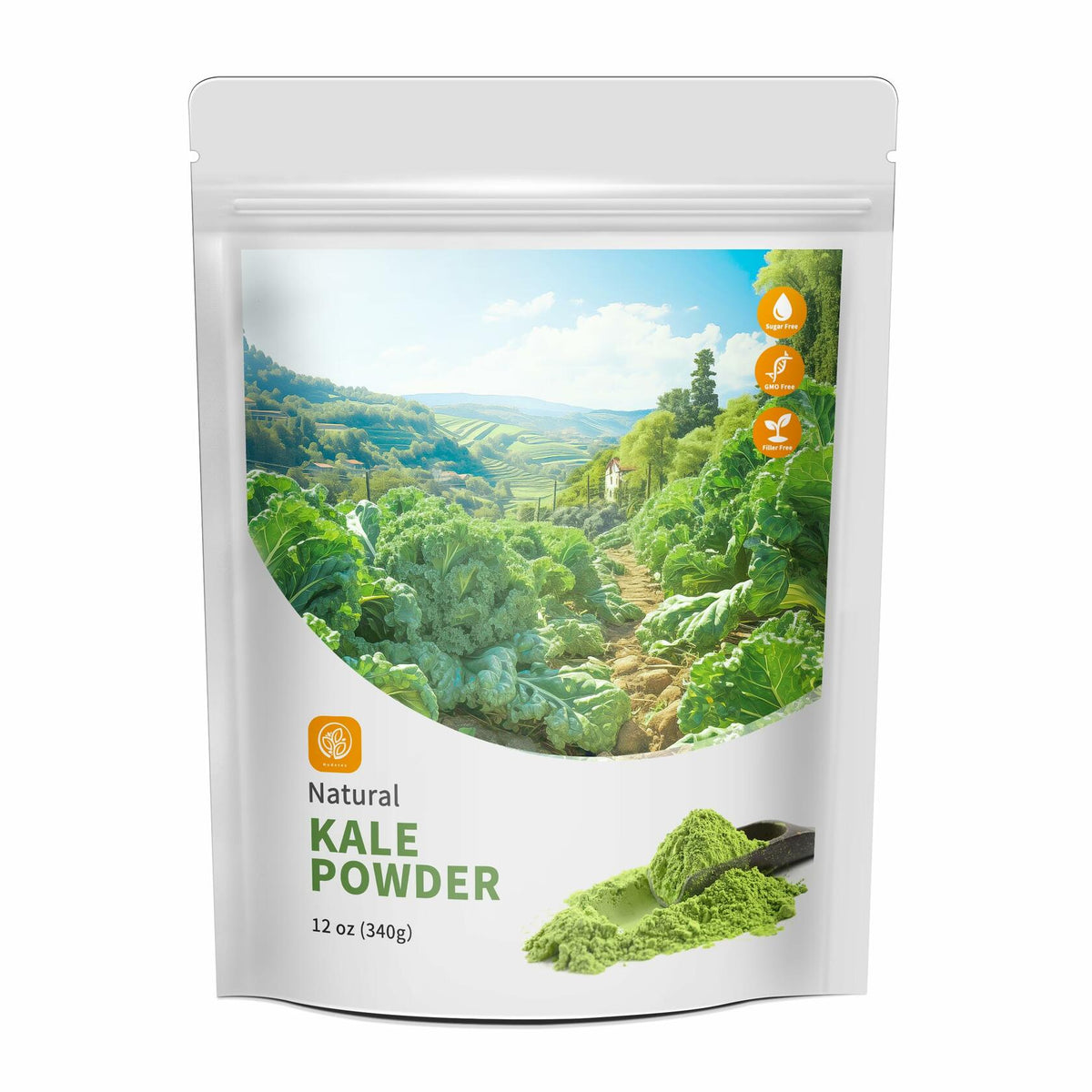 Hudetex Kale Powder 100% Pure Green Juice 12oz Vegan Dietary Fiber