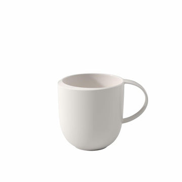 Villeroy & Boch NewMoon Mug Porcelain 10.5oz Creamy White Dishwasher Safe