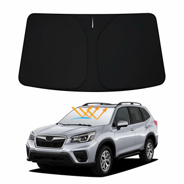 D-Lumina Windshield Sun Shade Subaru Forester 2019-2024 Foldable UV Blocker